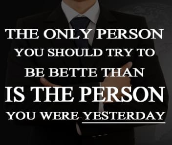 Quote about being better